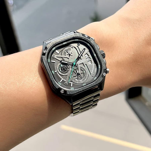 MEGIR Black Chronograph Men’s Watch